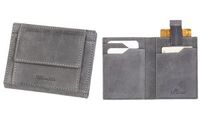 PRIDE&SOUL Porte-cartes avec porte-monnaie, RFID, gris (5318064)
