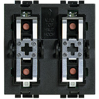 Commande filaire BUS KNX Livinglight avec 1 ou 2 touches à 4 appuis à compléter d'une ou deux manettes (LN4651KNX)