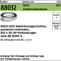 ART 88032 Keilsicherungsscheiben für HV flZnnc 31 x 56 x 6,7 flZnnc VE=S