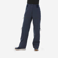 Women’s Warm And Waterproof Ski Trousers - Fr500 - Navy Blue - UK 18 / FR 48