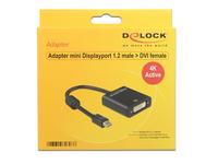 DELOCK Displayport Adapter mini DP -> DVI(24+5) 4K Aktiv