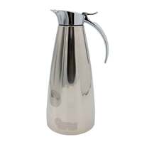 Emsa 502664 Eleganza Isolierkanne, 1,3 Liter, Easy Open Verschluss, edelstahl