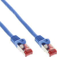 Produktbild von RJ45 Patchkabel Cat.5e SF/UTP PVC CCA Blau 0,5m | 0.5 M | K5459.0,5
