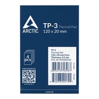 ARCTIC COOLING Hővezető lap TP-3 120x120mm, 0.5mm (4-PACK)