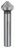 Bosch 2608597508 Kegelsenker mit zylindrischem Schaft, 16,5, M 8, 60 mm, 10 mm