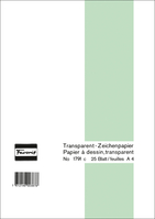 FAVORIT Transparentpapier A4 1791 C 60/65g 25 Blatt