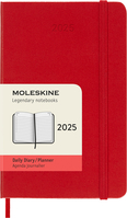 MOLESKINE Agenda Classic Pocket 2025 056999270209 1T/1S scharlachrot HC 9x14cm