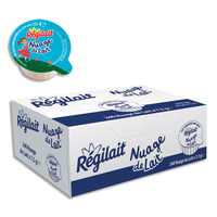 REGILAI Boîte de 240 coupelles de lait concentré non sucré entier 7,5 g