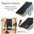 NALIA Flip Cover compatible with Huawei P40 Case, Thin Faux Leather Phone Hard Skin Protective 360 Degree Full Body Book, Slim Shockproof Bumper Front & Back Coverage Protector ...