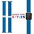 NALIA Fabric Bracelet Braided Smart Watch Strap compatible with Apple Watch Strap SE & Series 8/7/6/5/4/3/2/1, 38mm 40mm 41mm, iWatch Band Wrist Strap, Men & Women Light Blue