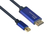 Mini DisplayPort 1.4 an HDMI 2.0 SmartFLEX Kabel, 4K UHD @60Hz, Aluminiumgehäuse, CU, dunkelblau, 1m