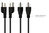 Netzkabel Amerika/USA Netz-Stecker Typ B (NEMA 5-15P) an C13 (gerade), UL, schwarz, AWG18, 3 m, Good