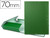 Carpeta Proyectos Liderpapel Folio Lomo 70Mm Carton Forrado Verde