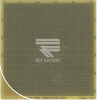 SMD-Laborkarte, 70.48 x 68.58 mm, RM 1.27 mm, einseitig, FR4 Epoxid, Cu 35 µm, R