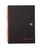 Black n Red A5 Wirebound Hard Cover Notebook Ruled 140 Pages Matt Black/Red (Pack 5)