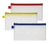 Snopake Mesh Zippa Bag EVA DL 300 Mircon Assorted Colours (Pack 3)