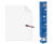 Legamaster Magic-Chart Paperchart, Polypropylen, weiß, blanko, 63 m x 12 cm