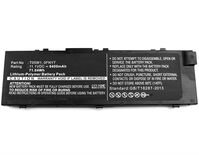 Laptop Battery for Dell 71Wh Li-Pol 11.1V 6400mAh Black, 71Wh Li-Pol 11.1V 6400mAh Black, Precision M7710 Batterien