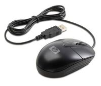 USB Optical Travel Mouse 434594-001, Optical, USB Type-A, Black Mice
