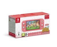 Switch Lite (Coral) Animal , Crossing: New Horizons Pack + ,