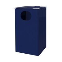 Outdoor waste collector with ashtray