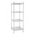 Vogue 4 Tier Wire Tower Unit Made of Galvanised Zinc - 1830X610X610mm
