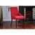 Bolero Dark Red Finesse Dining Chairs with Birch Frame - Pack of 2 - 480mm