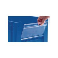 Large open fronted picking and storage bins - Insertable windows
