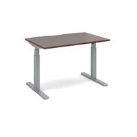 Electric height adjustable sit-stand single desks with dual motor