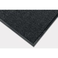 Chevron pattern indoor scraper entrance mat, 900 x 600mm