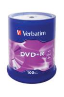 Artikelbild VER 43551 Verbatim DVD+R 4,7GB/16f Spindel 1x100
