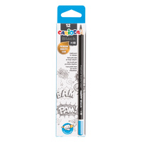 Matita di grafite Black Lead Pencil - gradazione H - Carioca - conf. 12 pezzi