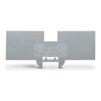 WAGO 284-334 1mm Step Down Cover Plate f 2-, 3- & 4-cond. Trm. Blocks Grey
