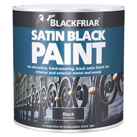 Blackfriar BF0520003E1 Satin Black Paint 500ml