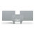 WAGO 284-334 1mm Step Down Cover Plate f 2-, 3- & 4-cond. Trm. Blocks Grey