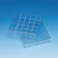 Petri Dishes Sterilin™ square PS compartmentalized