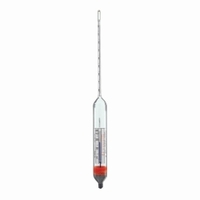 1,000 ... 1,100g/cm3 Dichtheids-areometers met thermometer