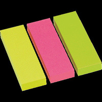 SoldanPlus Page Marker Neon Papier, 25 x 75 mm