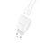 Szybka ładowarka sieciowa EU USB-C PD + przewód Lightning do iPhone 1m biały