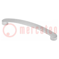 Holder; ZnAL; aluminium; H: 25mm; L: 180mm; W: 19mm; GENUA; handle