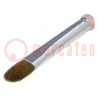 Needle: brush tip; Size: 18; conical; with soft brush