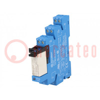 Relay: interface; DPDT; Ucoil: 240VAC,240VDC; 8A; 8A/250VAC; IP20