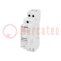 Relay: installation; bistable,impulse; NO; Ucoil: 12VDC; 16A; IP20