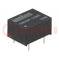 Converter: DC/DC; Uin: 7÷16V; Uuit: 2÷14VDC; Iuit: 600mA; DIP8; AML