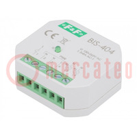 Relay: installation; bistable,impulse; NO x2; in mounting box