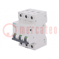 Installatieautomaat; 400VAC; Inom: 40A; Polen: 3; op DIN-rail; 6kA