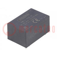 Converter: AC/DC; 3W; 85÷264VAC; Usup: 100÷370VDC; Uout: 5VDC; 74%