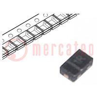 Diode: TVS; 34W; 8,4V; 2A; tweerichtings-; LLP1006-2; rol,band