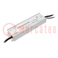 Alimentatore: impulsi; LED; 240W; 85,7÷171,4VDC; 1400mA; IP67; 93%