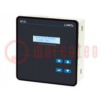 Messgerät: Blindleistungsregulator; für Frontplatten; LCD; 240V